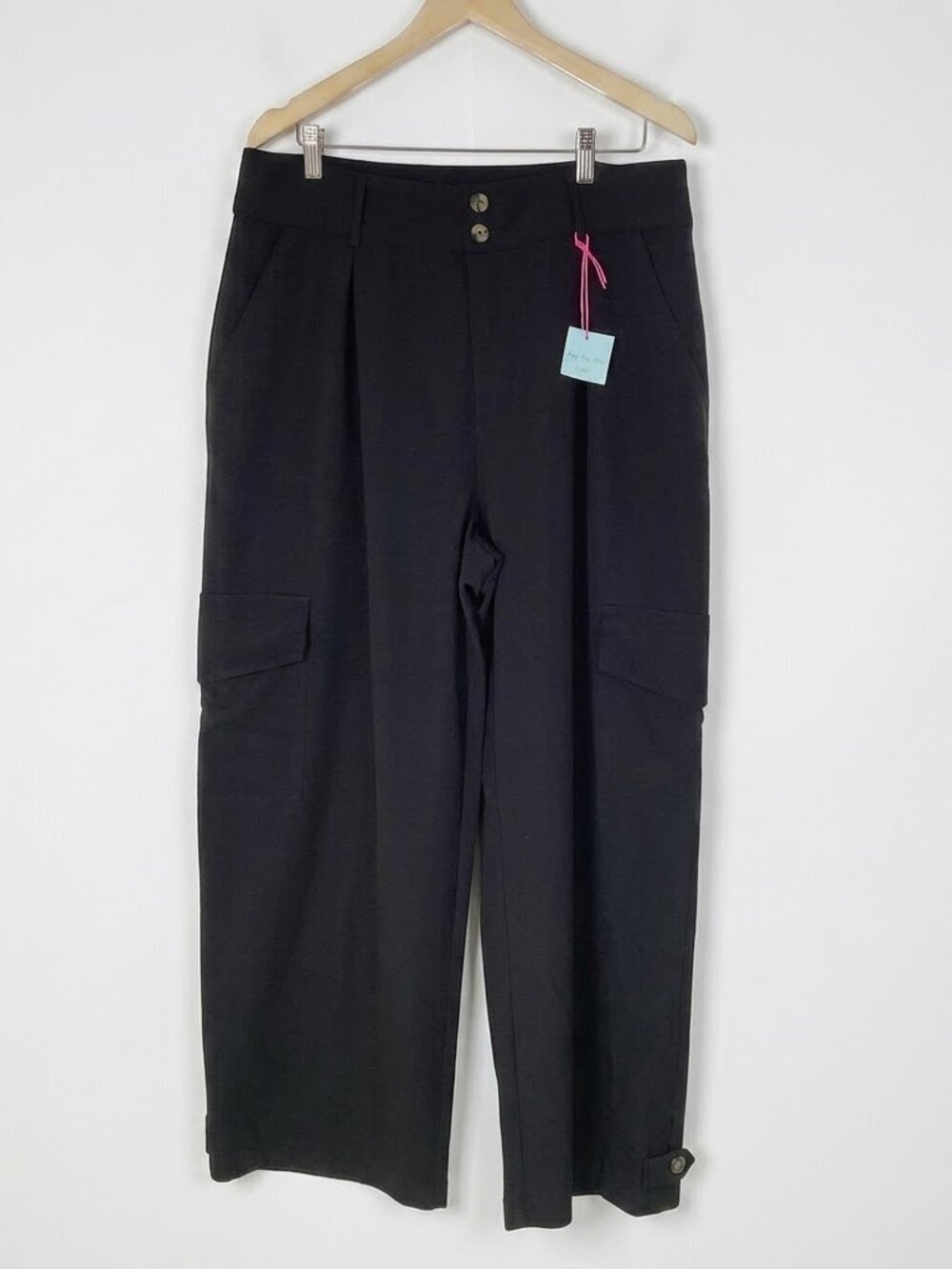 And Now This Plus Size 1X Oversized Wide Leg Pleated Pants